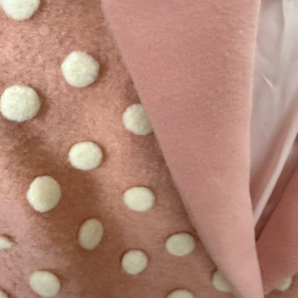 Modcloth Pink Polka Dot Women's Coat - Picture 11 of 14
